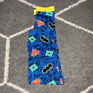 Justice League Boys Superhero Pajama Pants Size 8